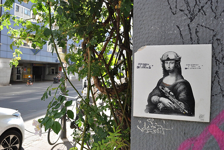 Streetart im Belgischen Viertel