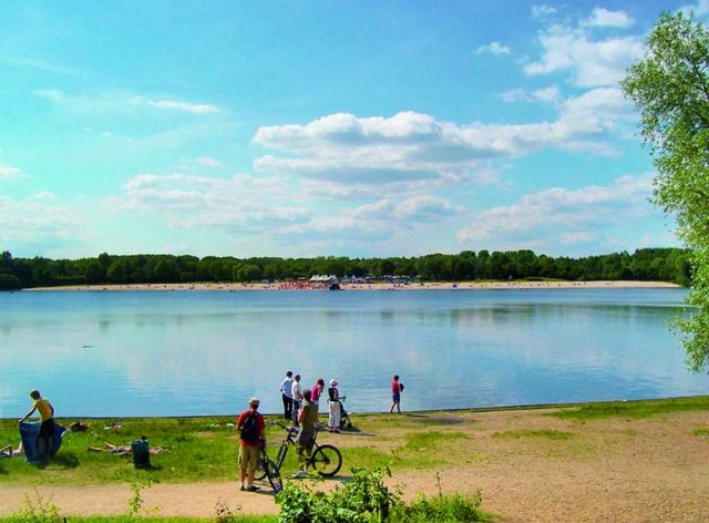 Der Otto Maigler See im Sommer