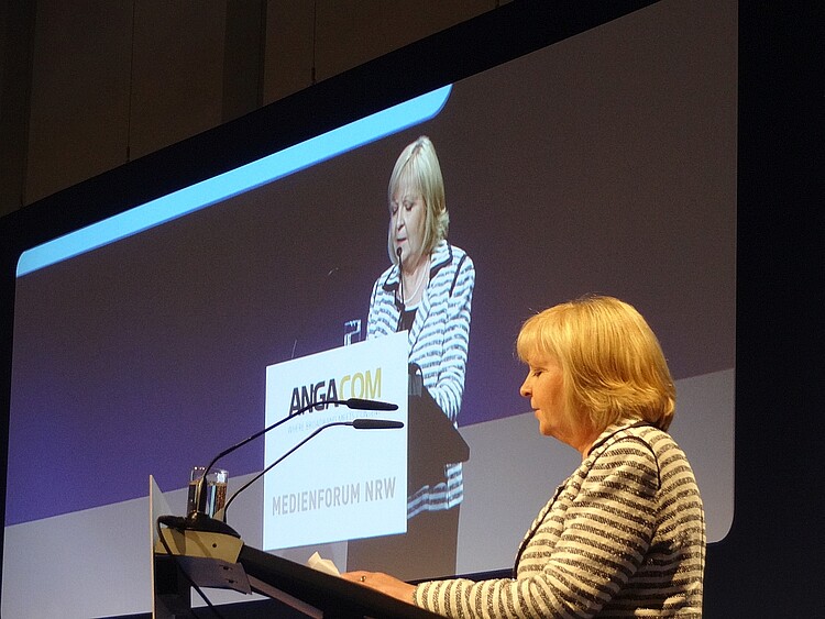 Hannelore Kraft auf dem Medienforum NRW