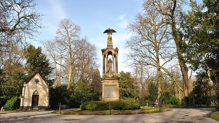 Das Soldatendenkmal auf dem Melatenfriedhof