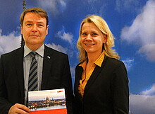 Josef Sommer und Stephanie Franke