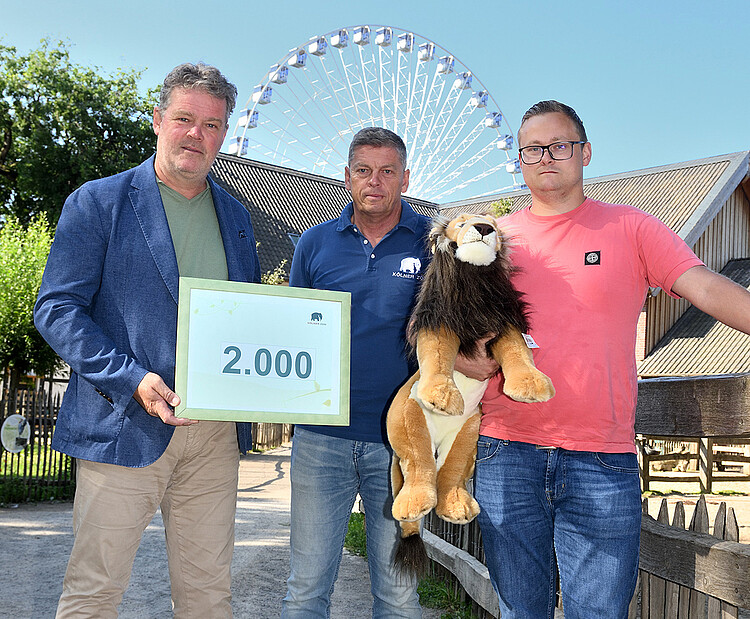 Kölner Zoo hilft Flutopfern 