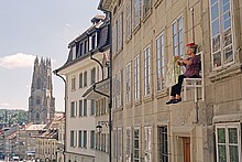 x-mal Mensch Stuhl in Fribourg