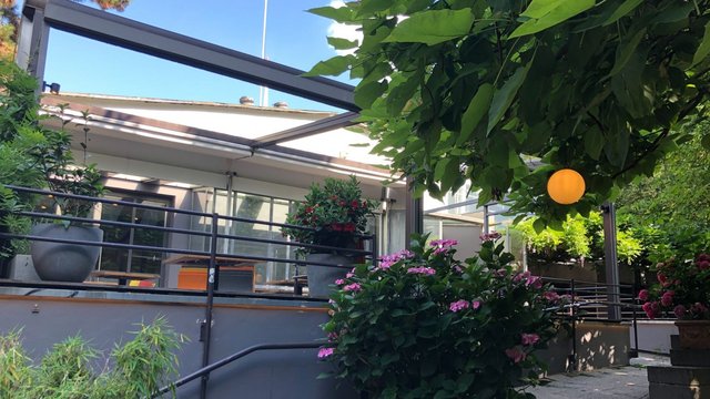 Sitzplätze im Freien