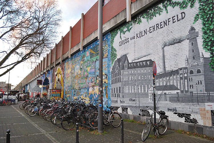 Bahnhof Ehrenfeld, Streetart