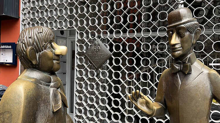 Bronzefiguren Nahaufnahme