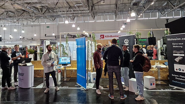 In der Halle DMEXCO 2022 in Köln