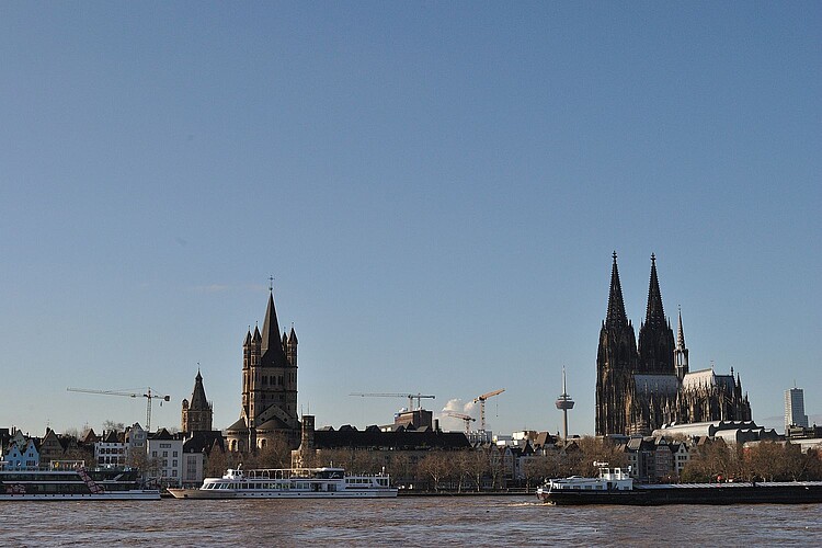 Panorama der Kölner Altstadt